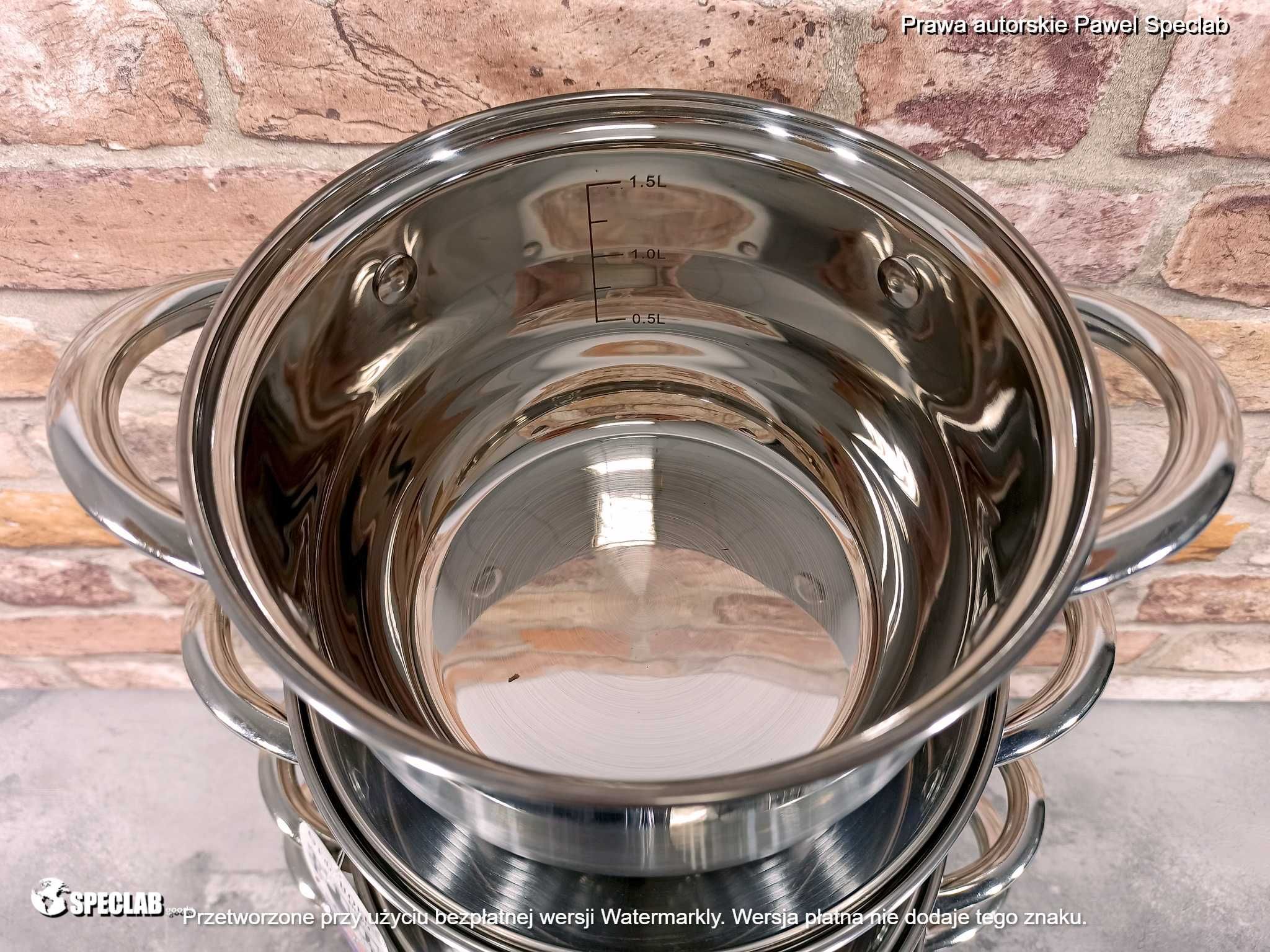 Zestaw garnkow EDELHOFF EH-9014 Gaz, indukcja, Halogen