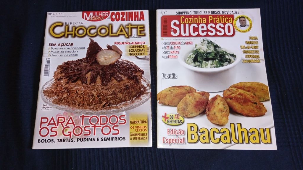 5 Revistas Tele Culinária + 5 Revistas Culinária de Oferta