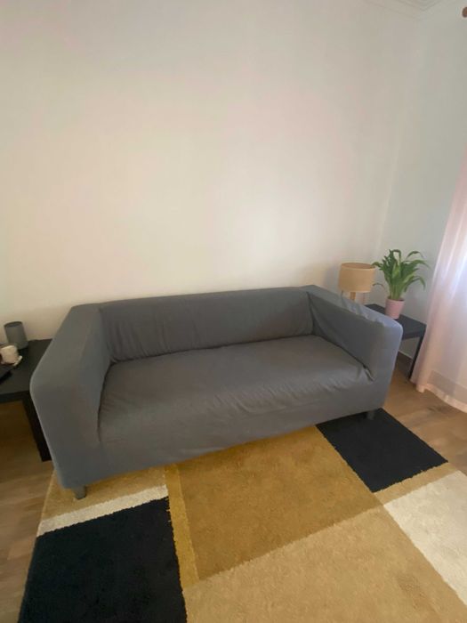 KLIPPAN
Sofá 2 lugares, Vissle cinza como novo