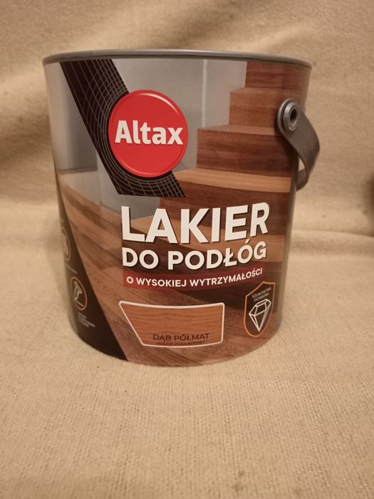 Lakier Do Podłóg ALTAX kolor Brąz puszka 2,5 litra WARTO !!