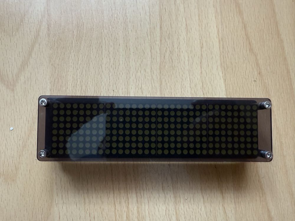 Zegar LED Matrix White/Biały WiFi