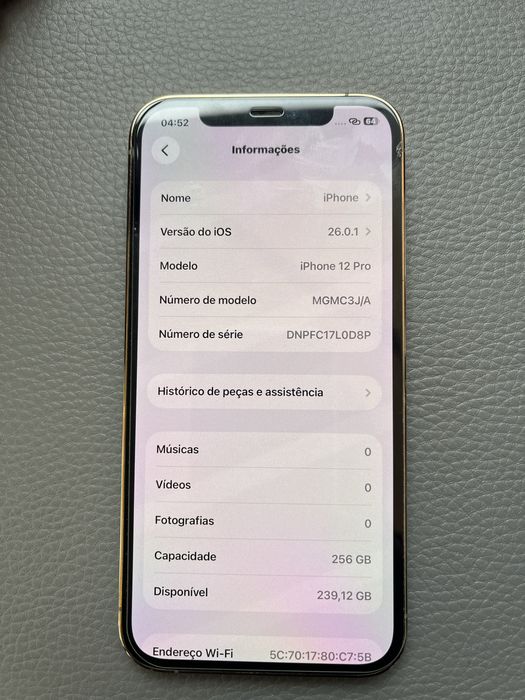 Iphone 12 pro  dourado 256gb livre optimo estado td original
