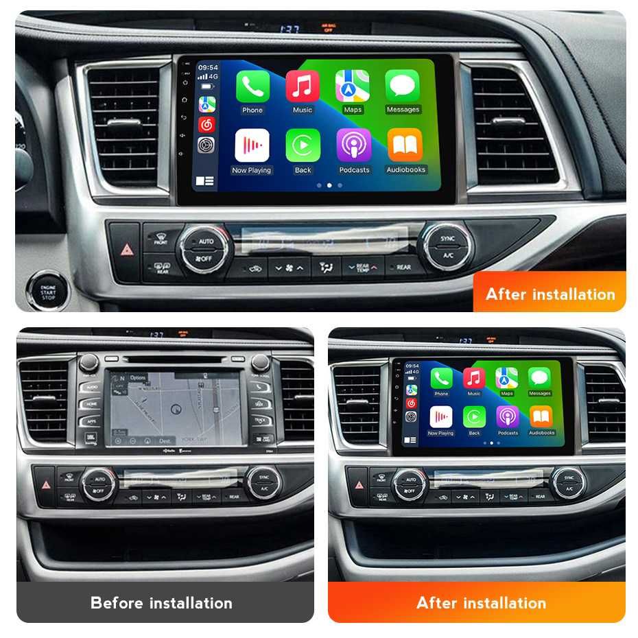 Штатна магнітола Toyota Highlander Android GPS Хайлендер CarPlay