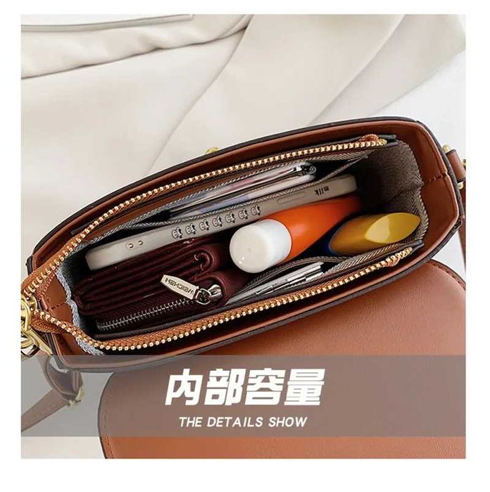 Luksusowa torebka damska Retro typu Crossbody