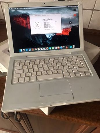 LAPTOP APPLE MacBook biały mac notebook nvidia mocny