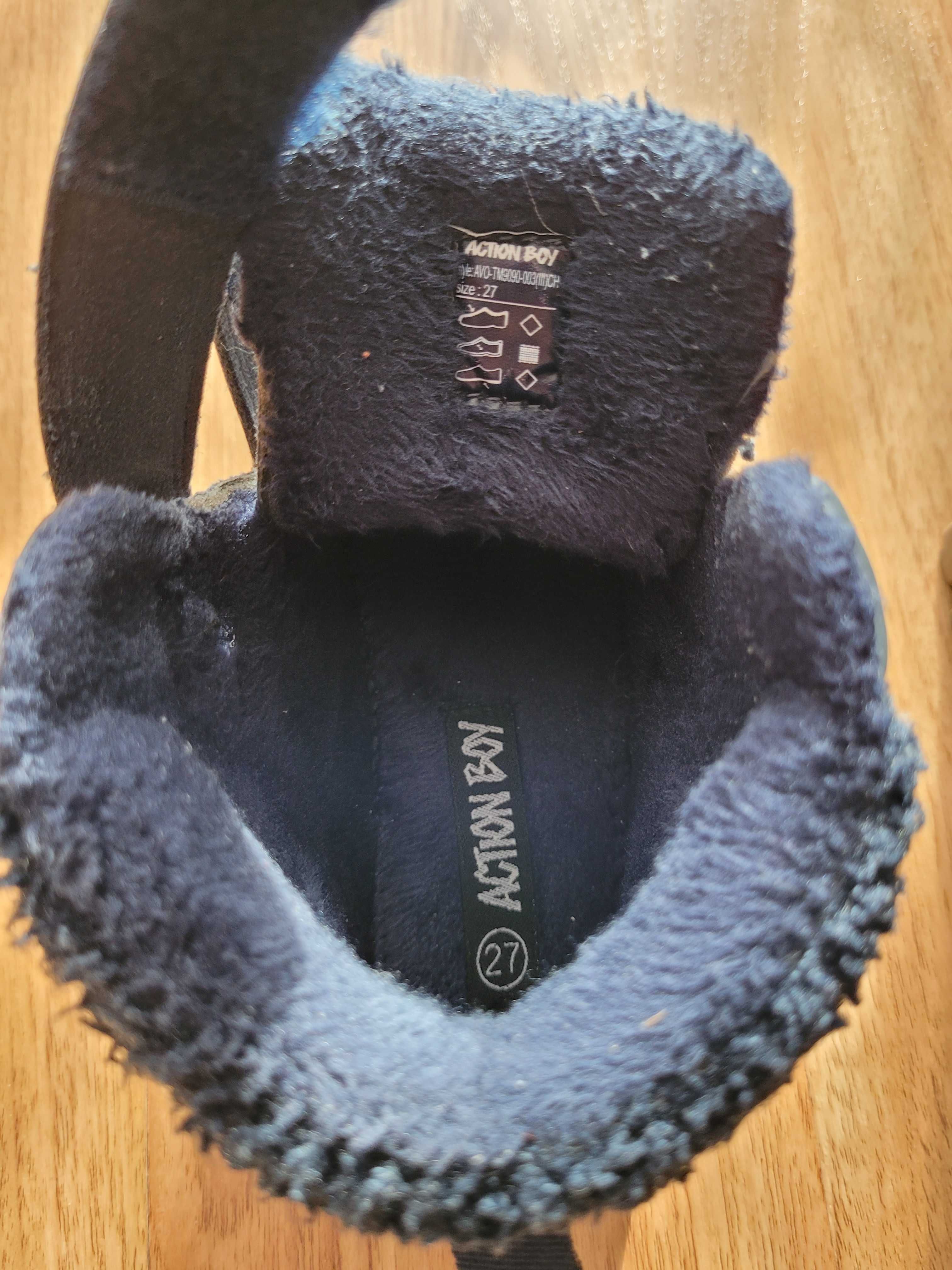 Chłopięce buty zimowe / trzewiki Action Boy r.27