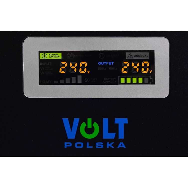 Zasilacz UPS Volt Polska 3SP2000 24V 2000VA 1400W