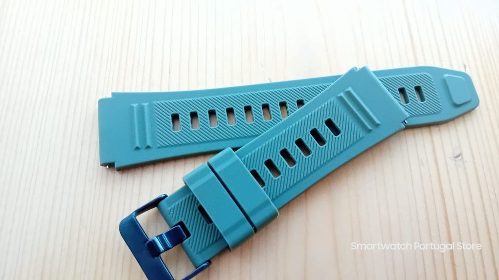 Bracelete 22mm em silicone : Verde