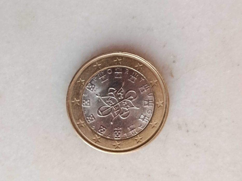 Moedas 1 euro portuguesa