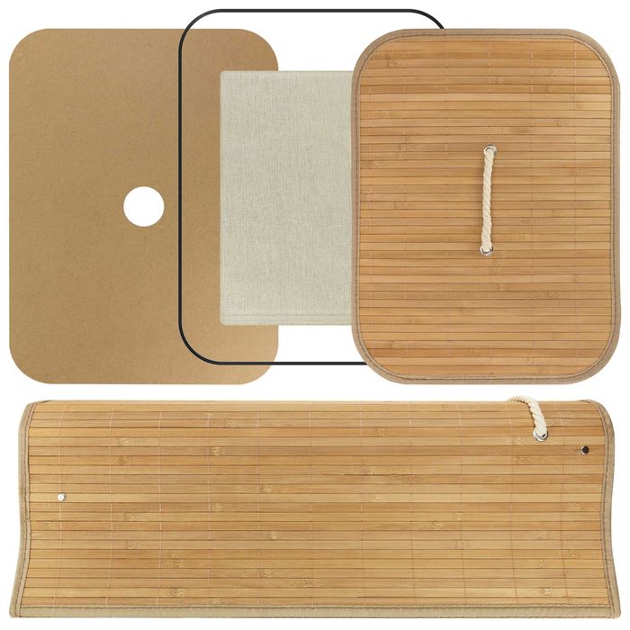 kosz bambusowy do łazienki, na bieliznę, na zabawki