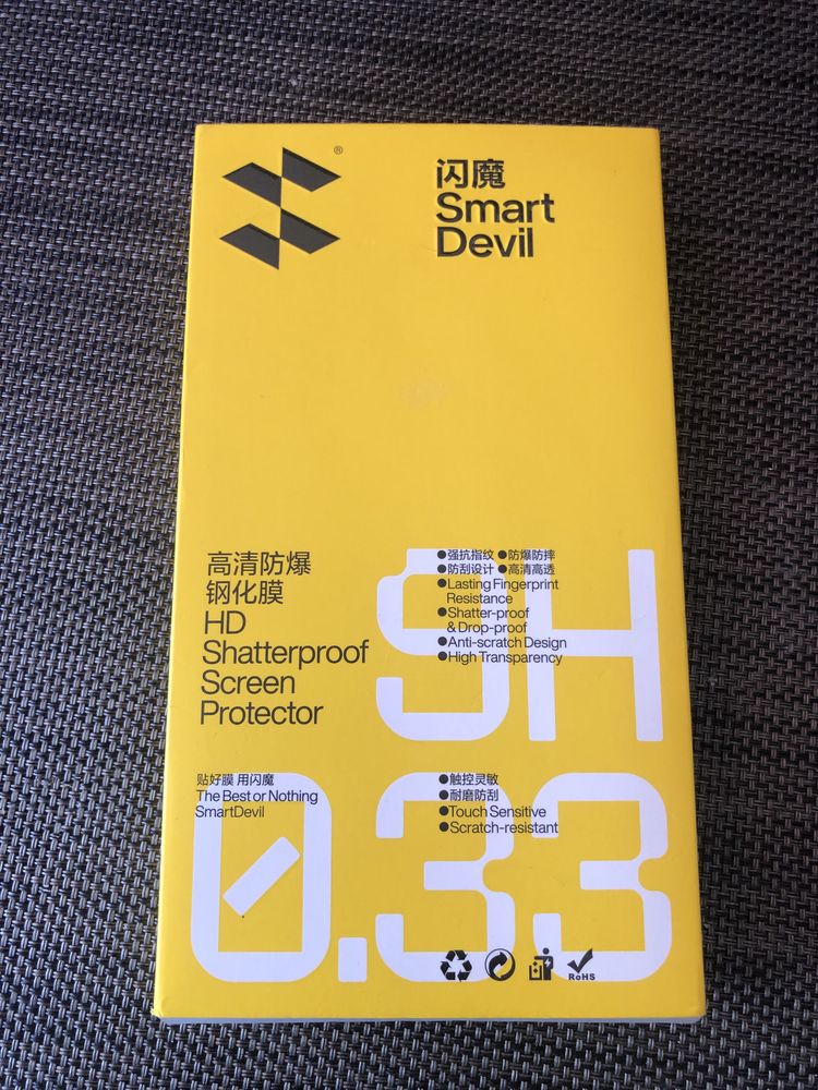 Защитное стекло IPhone 8+ smart devil + подарок