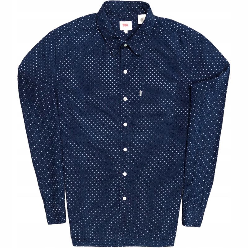 Levis Koszula Męska w Kropeczki Logowana r. M