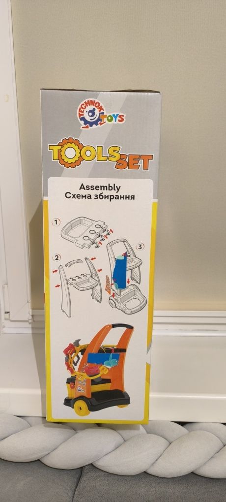Zestaw narzędzi dla dzieci TECHNOK TOYS – wózek z akcesoriami