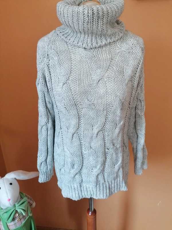 Piękny sweter sweterek Made in Italy M 38 40 L basic y2k