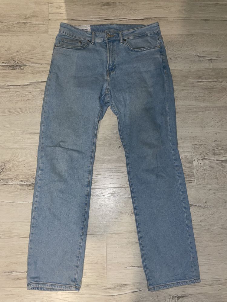 Spodnie jeansowe h&m regular