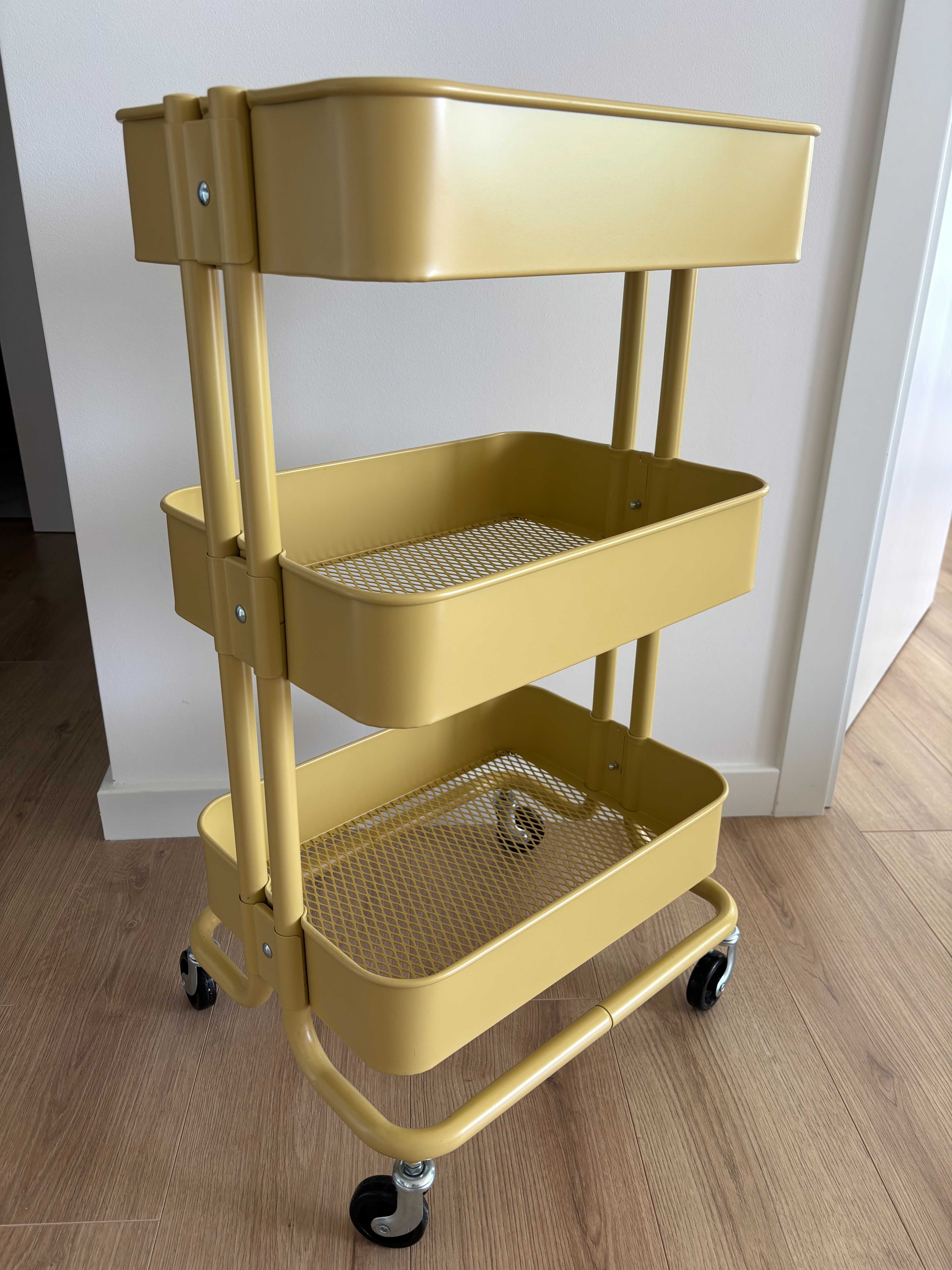 RÅSKOG Carrinho amarelo, 35x45x77cm - IKEA