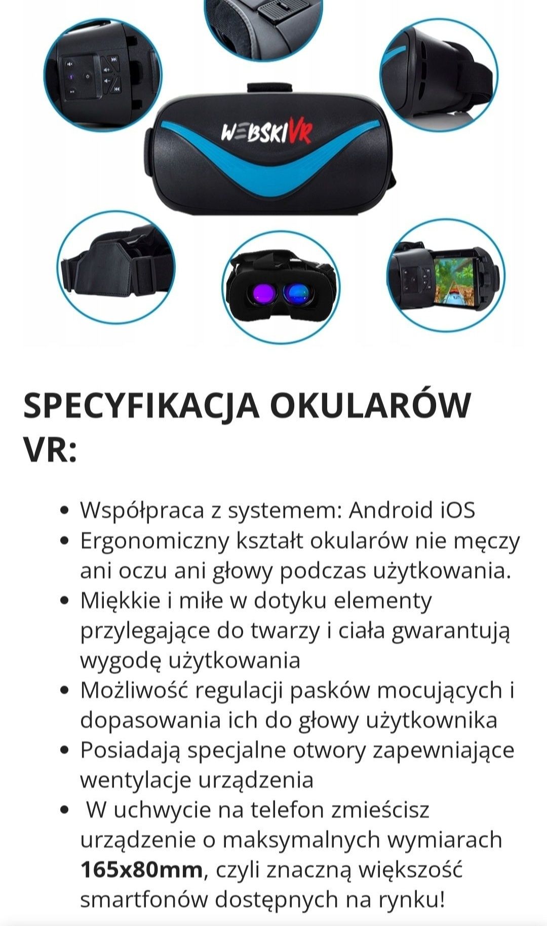 Okulary Vebski VR