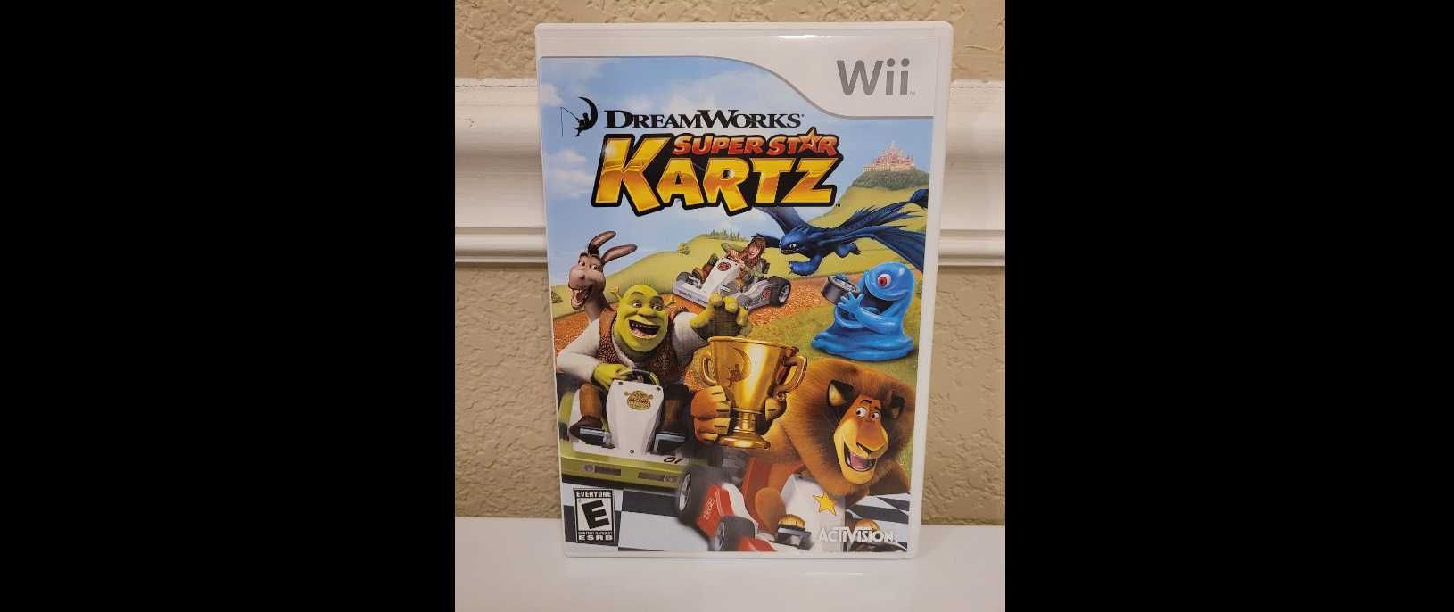 Wii - Jogo DreamWorks Super Star Kartz + Volante