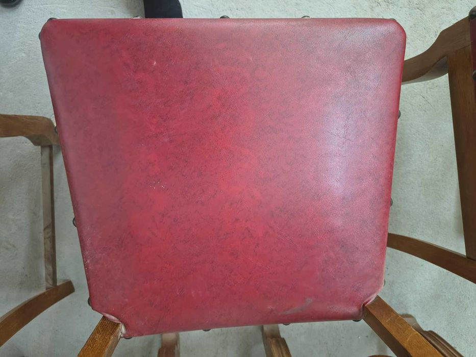 Stół solidny dębowy + 6 krzeseł