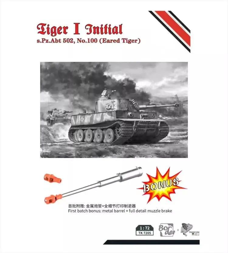 Border Model TK7205 czołg Tiger I Sd.Kfz.181 model do sklejania