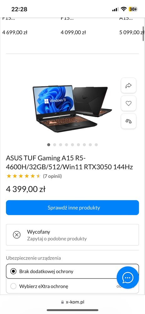 Laptop ASUS Tuf gaming