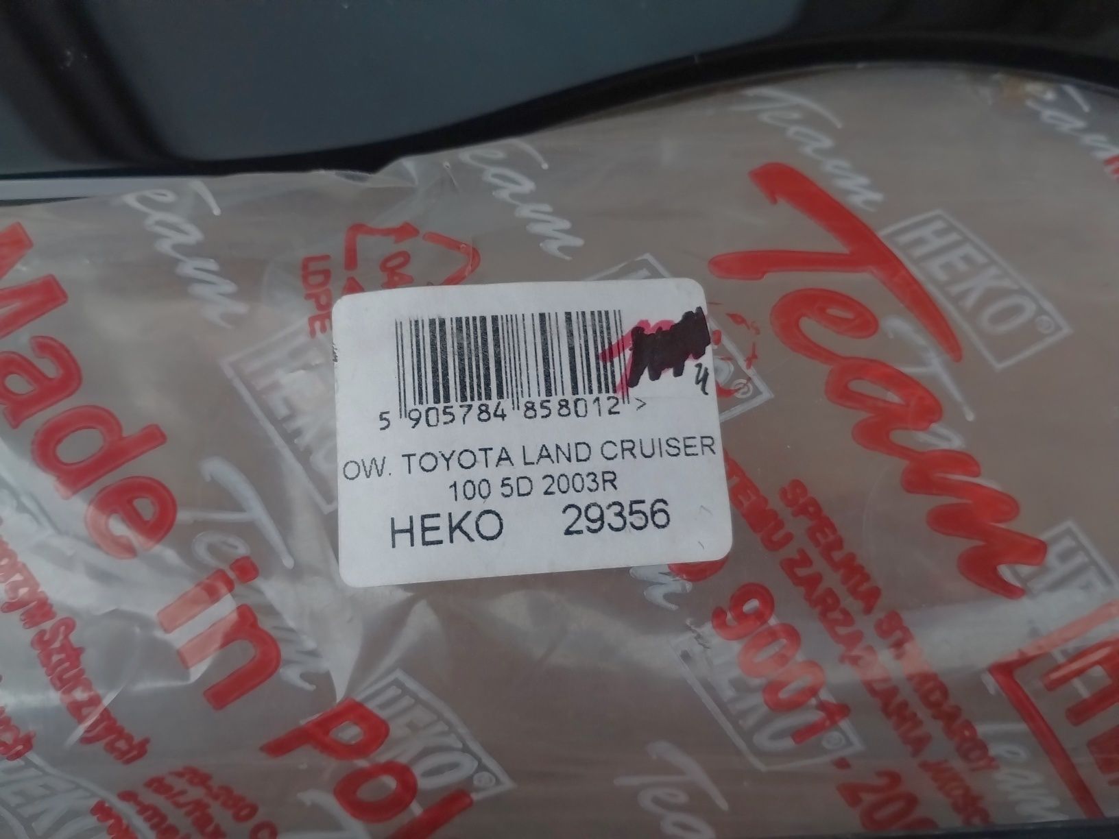 Продам дефлектори Heko на Toyota Land Cruiser 100