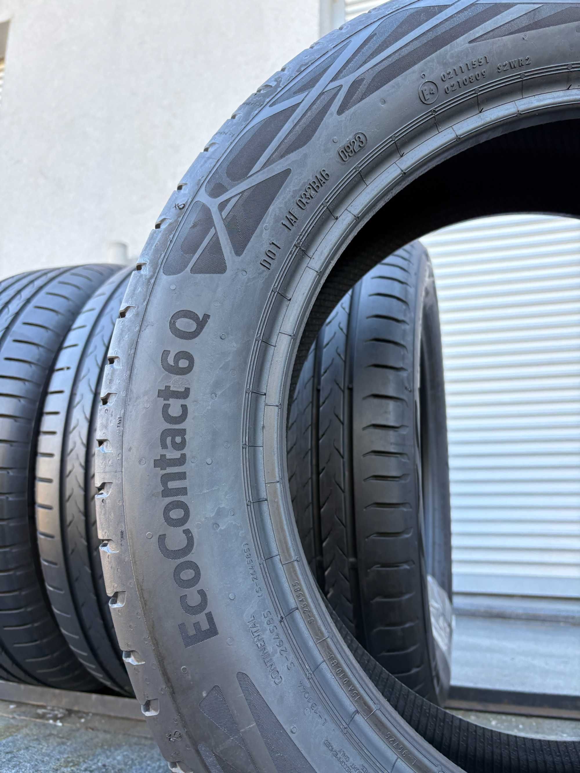 2szt letnie 215/55R17 Continental 6,7mm 2023r bieżnik jak nowe! L398