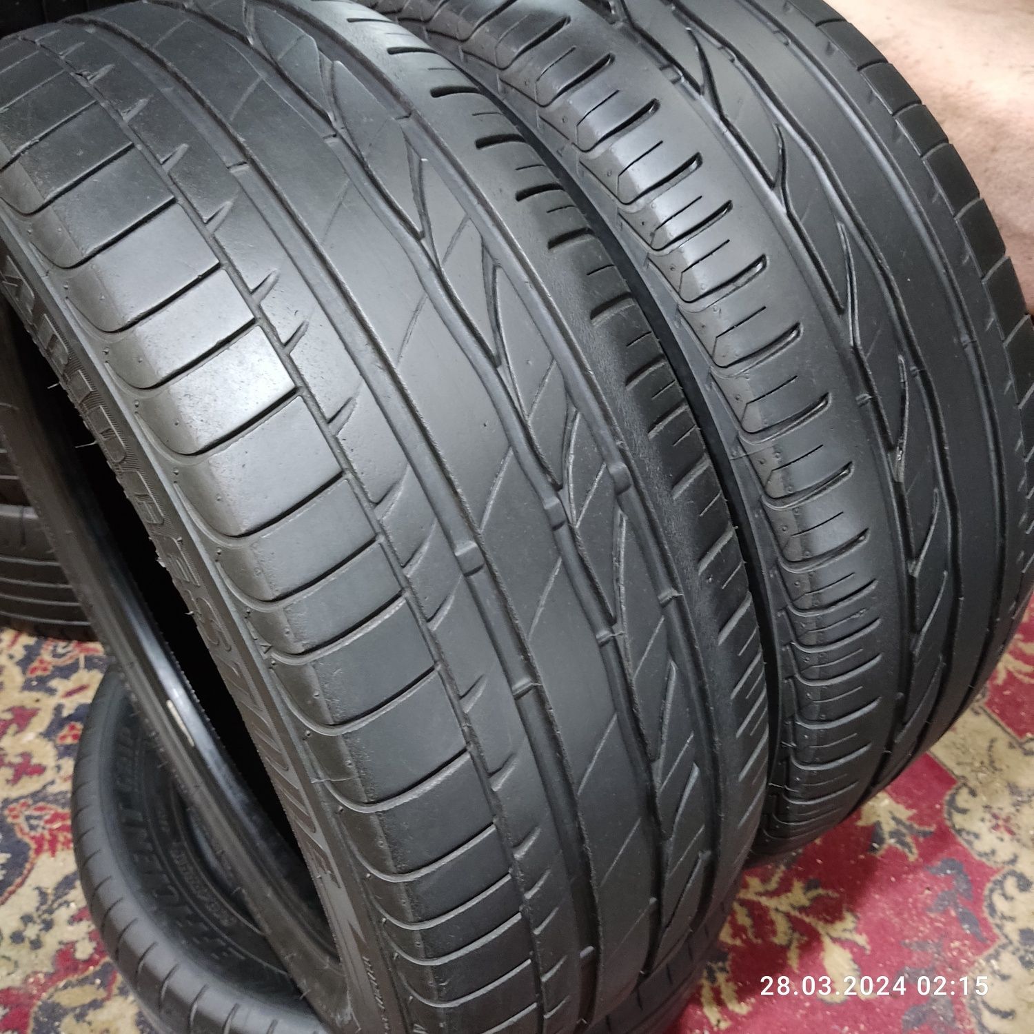 R17 225/55 Bridgestone. 6+мм. 2шт.