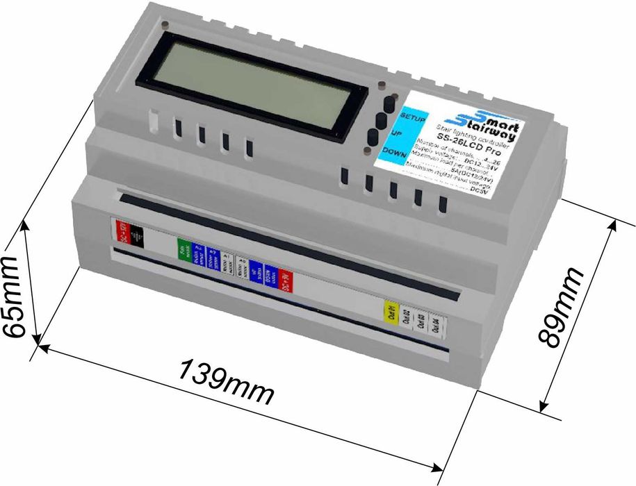 Комплект для автоматичної підсвітки сходів SmartStairway SS-26 LCD Pro
