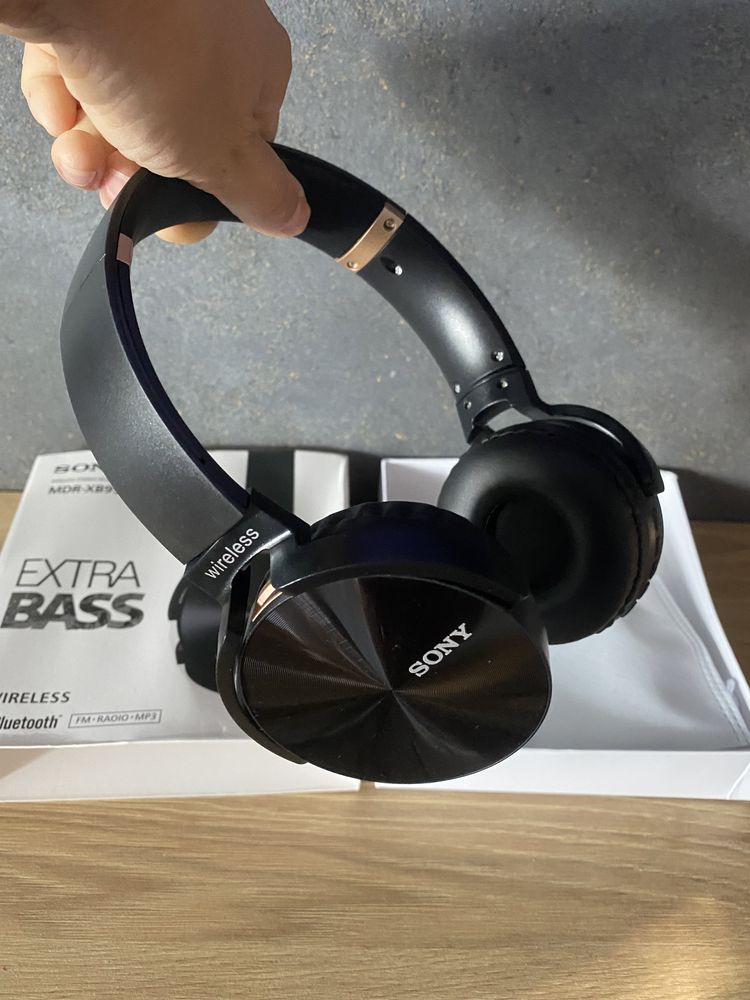 Беспроводные накладные наушники Sony MDR-XB950BT Black Bluetooth