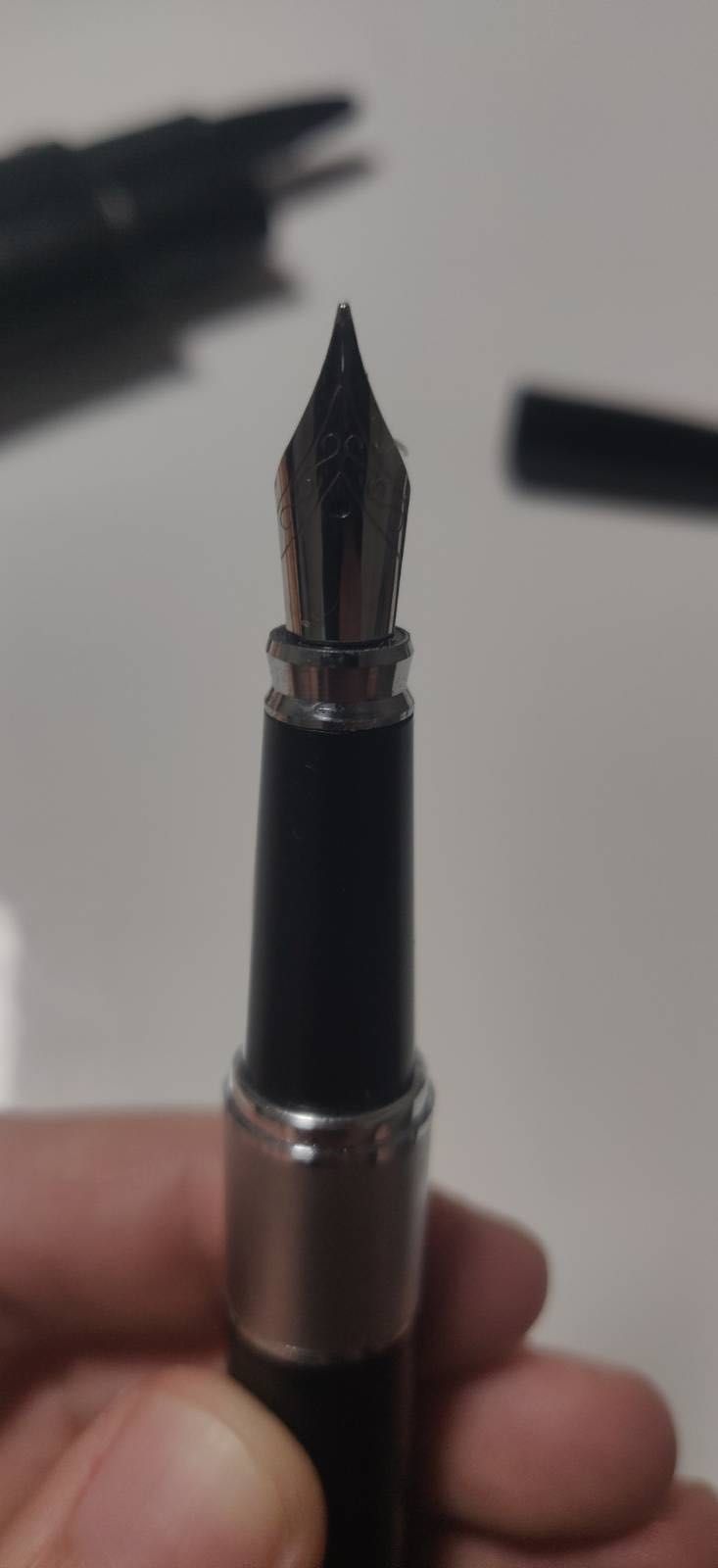 Conjunto de Esferográfica e caneta de tinteiro / fountain pen - NOVO