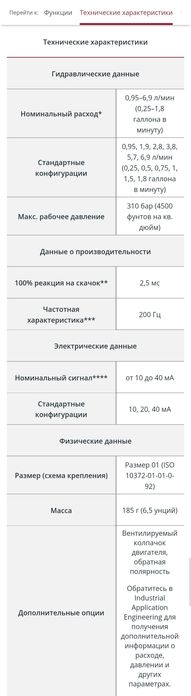 Сервоклапан, сервопривод  MOOG D030-235С