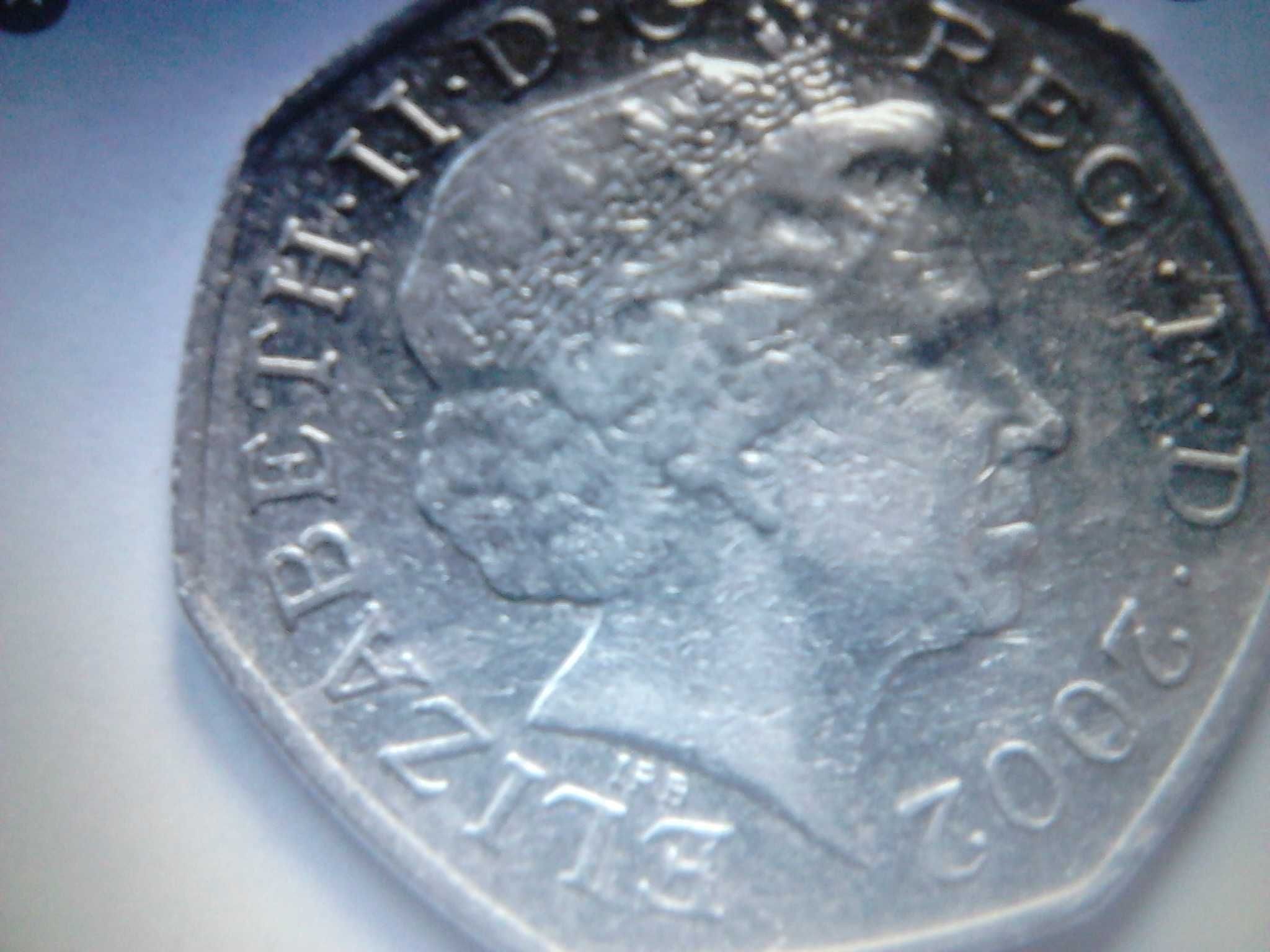 Monety  Elizabeth 2 Ten Pence, 6 sztuk