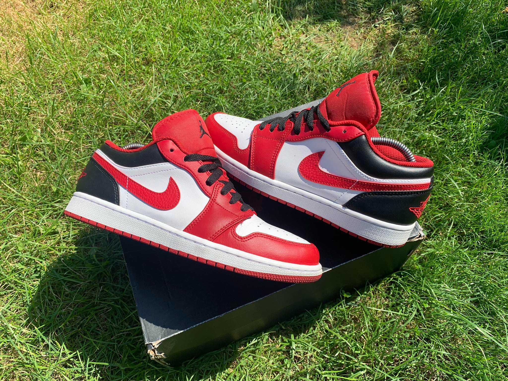 Buty sneakersy Nike Air Jordan 1 Low Bulls rzadkie limitowane 42.5 bdb