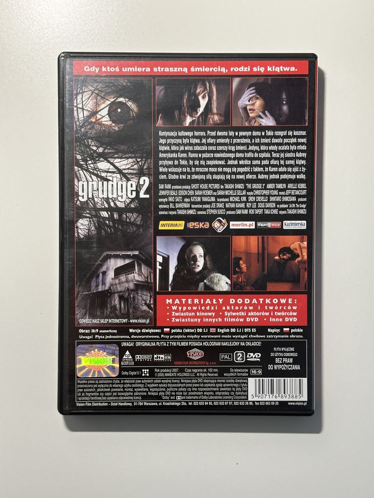 The Grudge 2 Klątwa 2 DVD Lektor PL