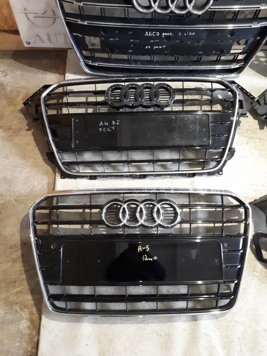 Решітка решотка решетка audi ауди a4 b8 a5 a6 c7 a7 allroad s-line