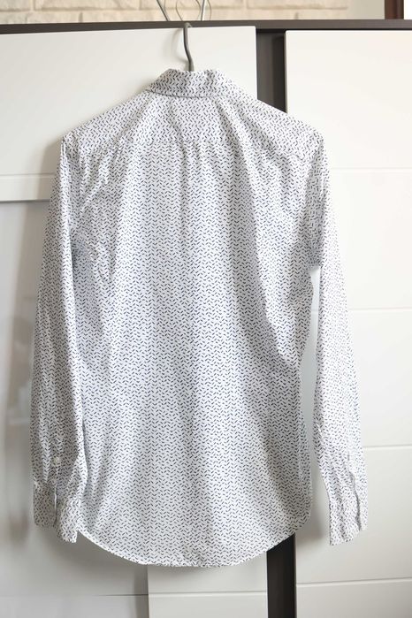 !Jak nowa! Biała, bawełniana koszula Massimo Dutti, S!