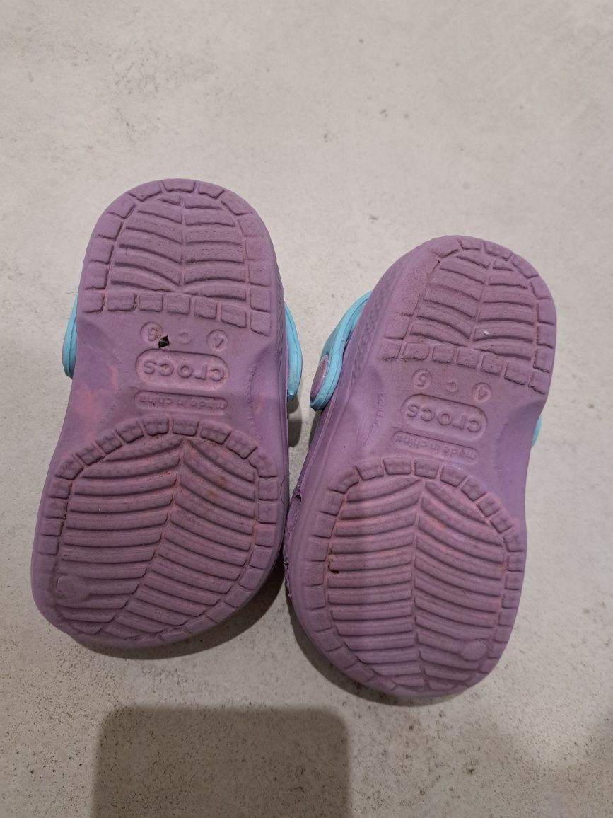 Crocs frozen, kraina lodu, klapki, chodaki, 22