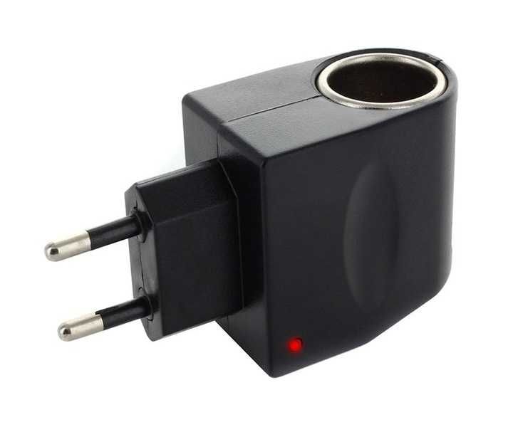 PRZEJŚCIÓWKA ADAPTER AC 230V - GNIAZDO Zapalniczki DC 12V Przetwornica