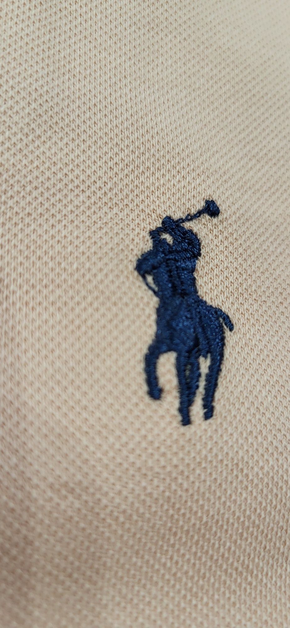 Morelowa koszulka polo męska premium bawełna konik L