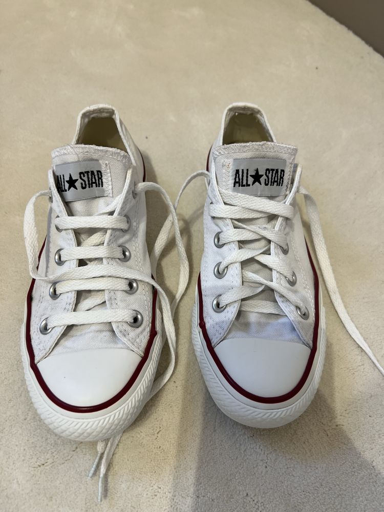 Converse tranpki tenisówki sneakersy białe All star oryginalne