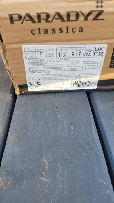 Płytki ceramiczne Octane Grafit Paradyż 30×30 – 10 kartonów