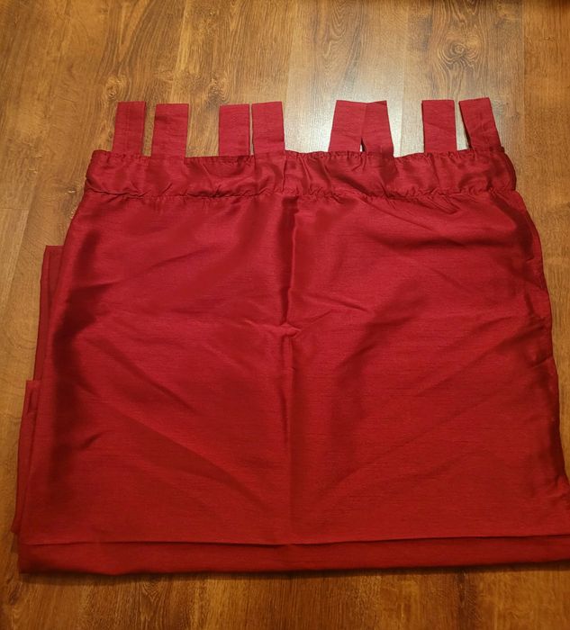 Zasłony długie bordowe 4 szt