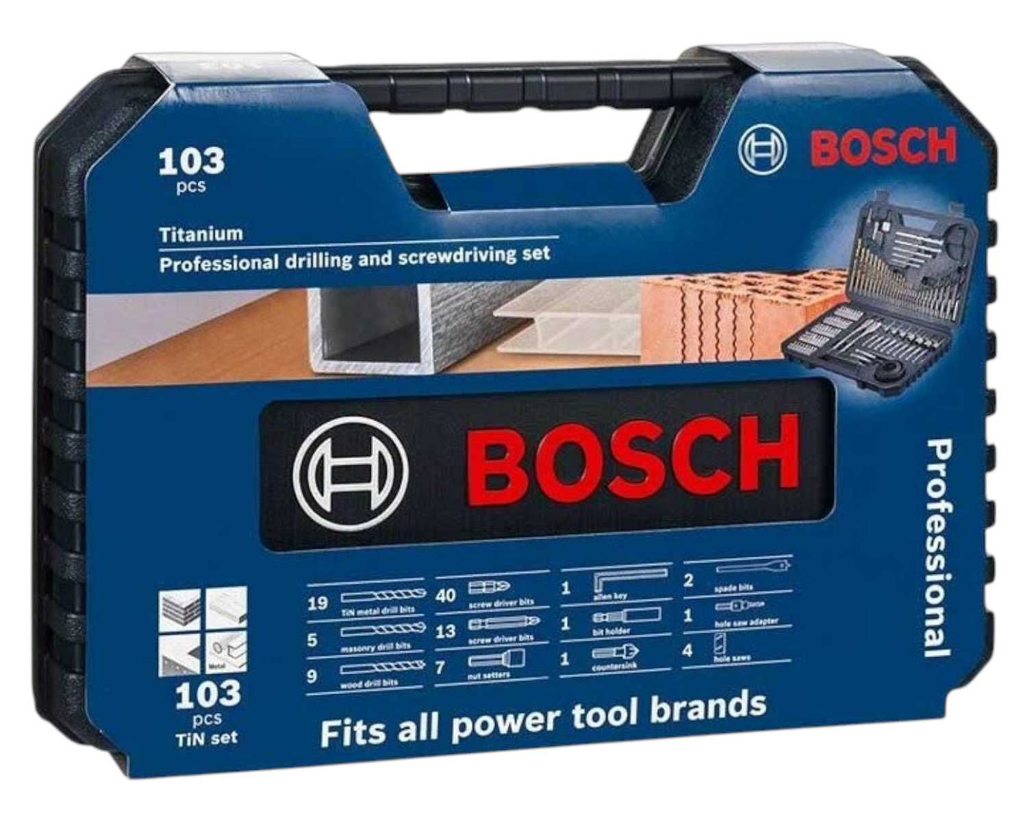 WSZECHSTRONNY Zestaw Wierteł i Bitów Bosch V-Line 103 ELEMENTÓW