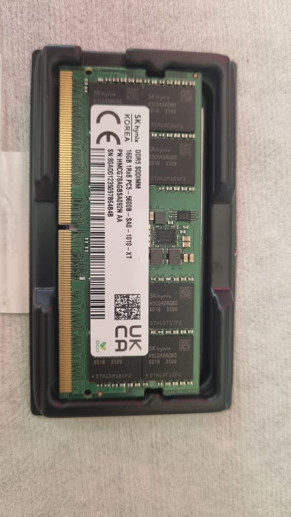 Pamięć RAM Hynix DDR5 SODIMM 1x 16GB 5600Mhz