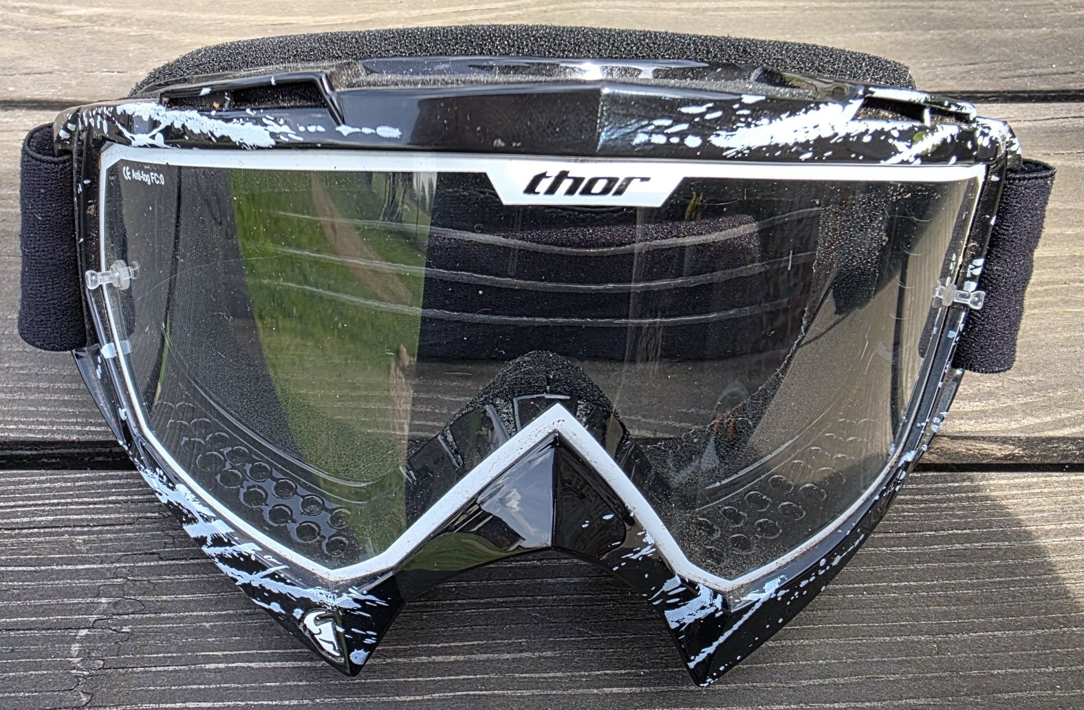 Kask Cross Broken Head XXL + szyba i pokrowiec i Thor Goggle