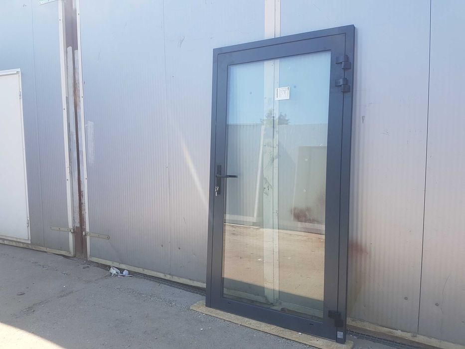 Drzwi aluminiowe przeszklone 2100x1100 Producent Każdy wymiar!