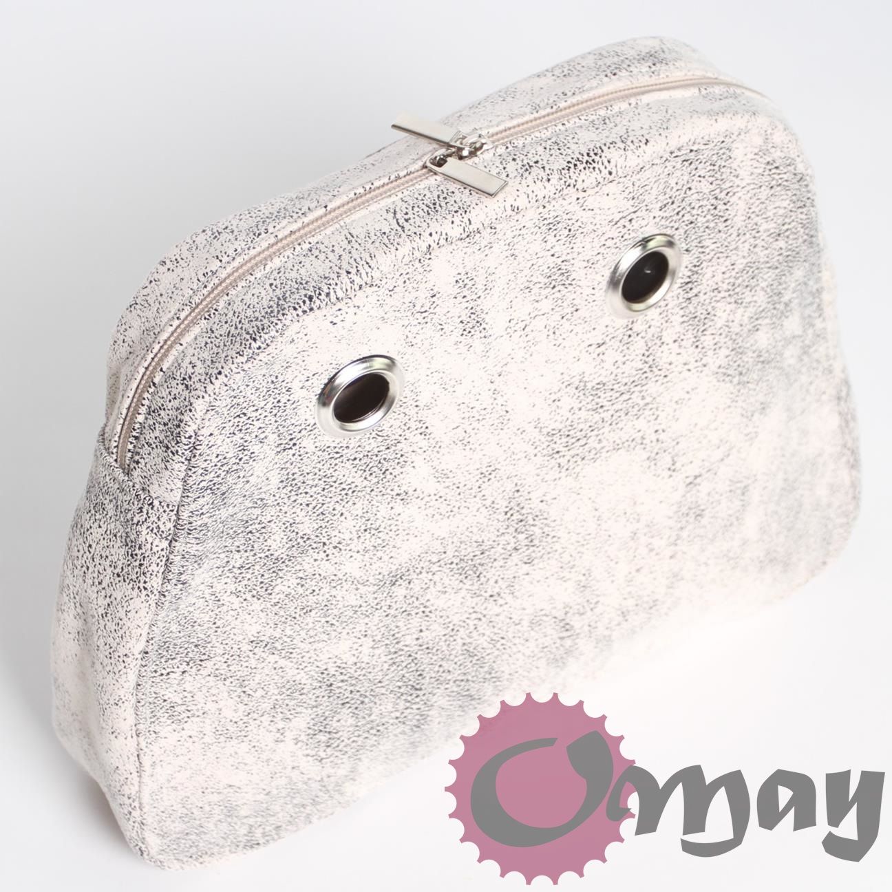 Beżowy organizer do OBAG REVERSE zamek hummus VIP OMAY
