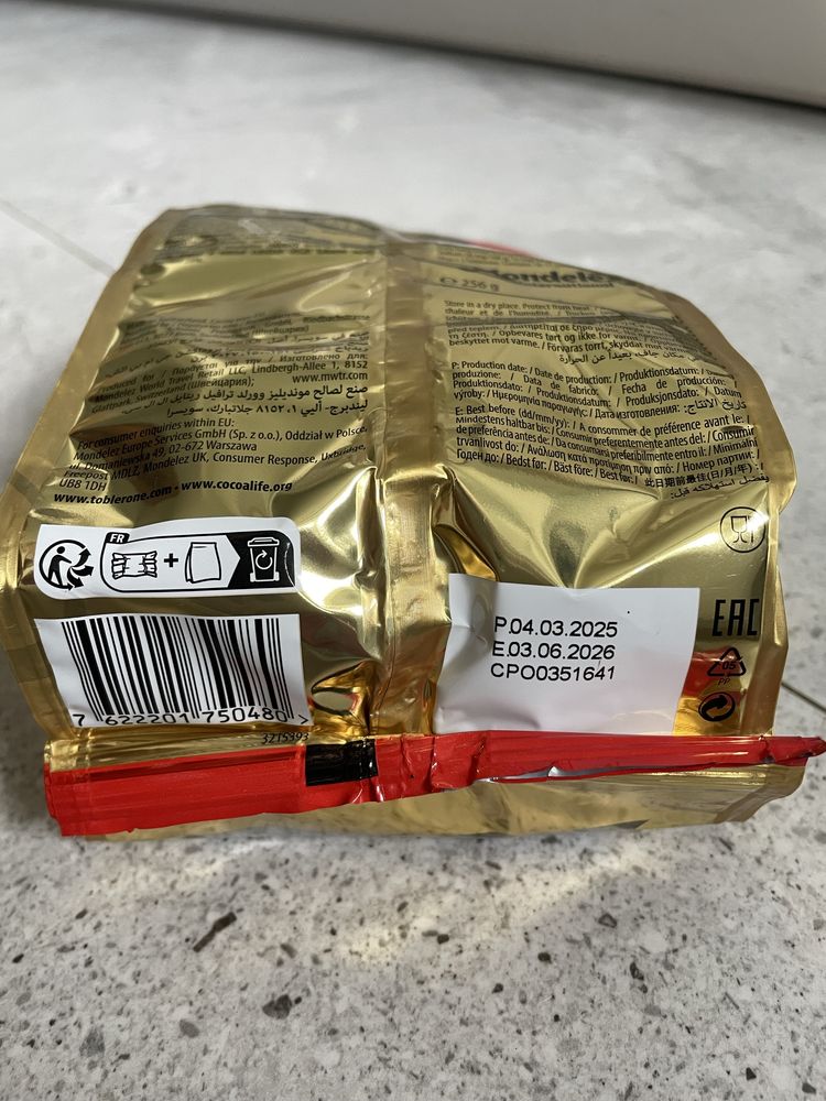 Czekoladki czekolada Toblerone zestaw lub pojedynczo