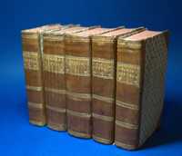 1785 Livro Antigo em 5 volumes
